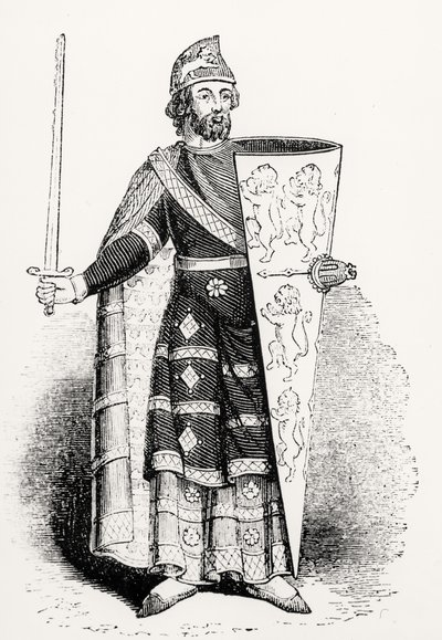 Geoffrey Plantagenet, Conde de Anjou (1113-1150) de English School